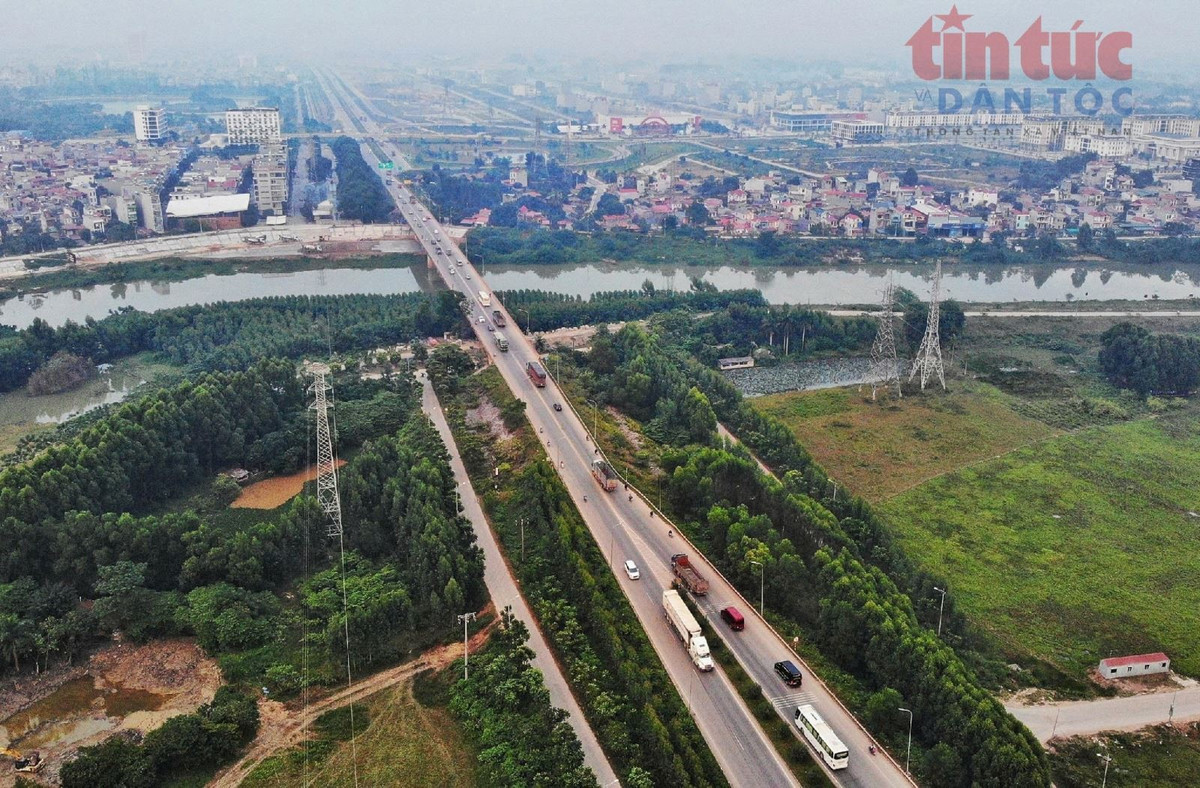 Cao tốc Hà Nội - Bắc Giang. Ảnh: Danh Lam