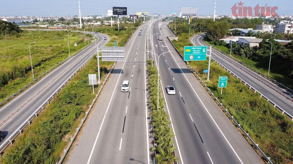 Cao tốc TP Hồ Chí Minh - Long Thành - Dầu Giây. Ảnh: Thanh Vũ