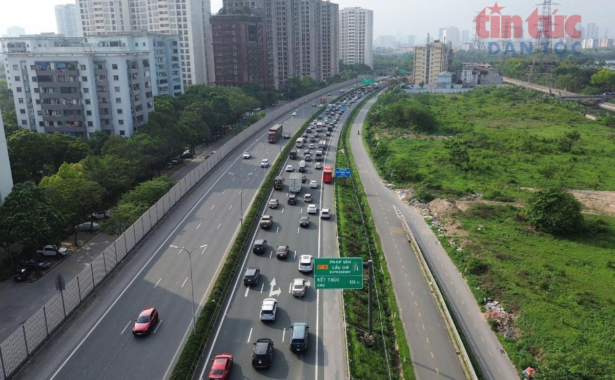 Cao tốc Pháp Vân - Cầu Giẽ. Ảnh: Quốc Khánh