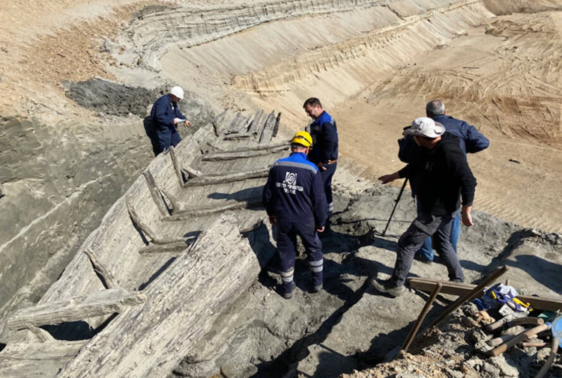 Xác thuyền chiến thời La Mã 1.300 tuổi được phát hiện trong mỏ than Serbia