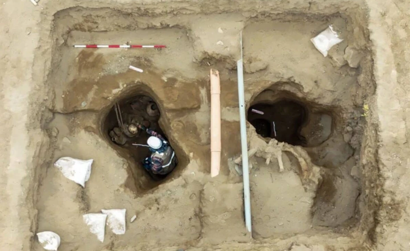 Khai thác khí đốt, công nhân hốt hoảng phát hiện xác ướp cổ đại