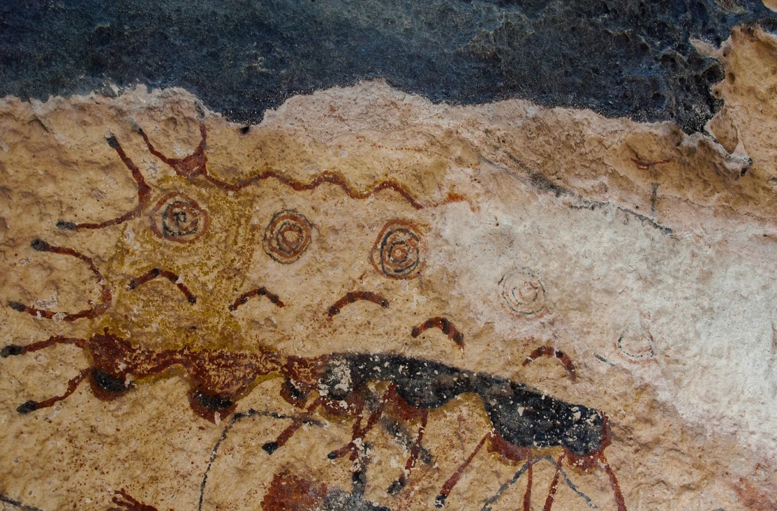 Phát hiện tranh tường cổ hé lộ tín ngưỡng phức tạp của người xưa