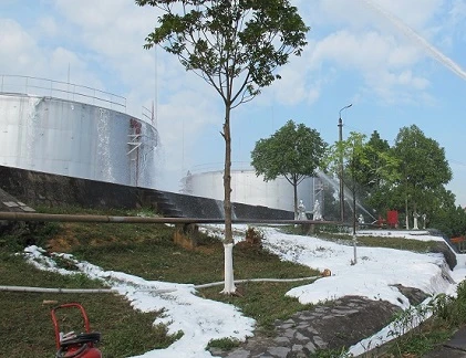 Cháy nổ kho xăng dầu, cứu hộ thế nào?