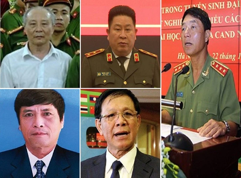 Những tướng công an, quân đội sai phạm... bị “vào lò”?
