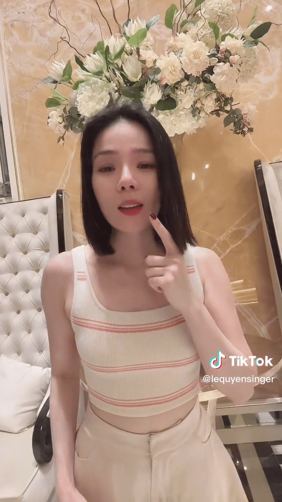 Lệ Quyên để mặt mộc đu trend TikTok, dân mạng phản đối rẩn rần - Hình 2 Le Quyen de mat moc du trend TikTok, dan mang phan doi ran ran-Hinh-2