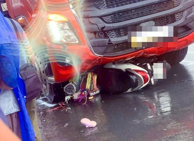 Hiện trường xảy ra vụ tai nạn. Hiện trường xảy ra vụ tai nạn.