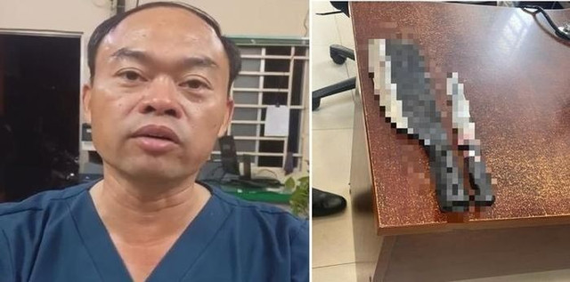 Nam bác sĩ cùng con dao gây án Nam bác sĩ cùng con dao gây án