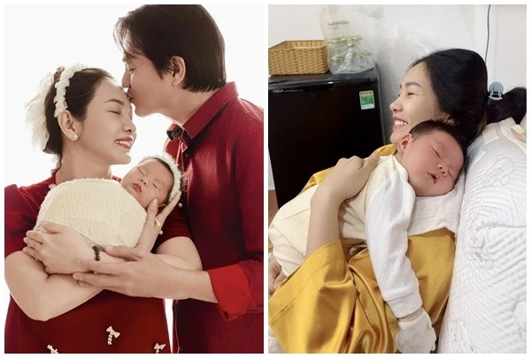 Ái nữ nhà Cao Minh Đạt đáng yêu trong vòng tay bố mẹ