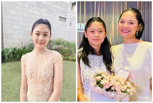 Con gái Hoa hậu Hương Giang trổ mã cao gần 1m8, giành giải piano ấn tượng