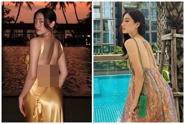 Hoa hậu Lương Thùy Linh chuộng đầm hở lưng, khoe đường cong nuột nà