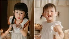 Hai con gái của Trương Mỹ Nhân - Phí Ngọc Hưng ngày càng xinh xắn
