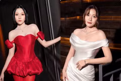 Em gái Trấn Thành khoe vẻ gợi cảm tinh tế với loạt váy cúp ngực