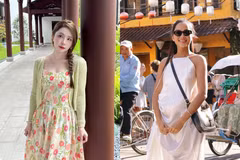 Hot face sao Việt: H'Hen Niê thả dáng khi đến Hội An