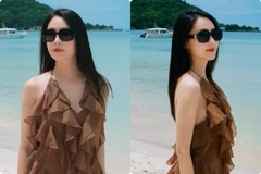 Hồng Diễm chứng minh không cần bikini vẫn gợi cảm hút hồn