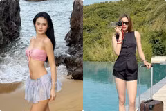 Hot face sao Việt: Ý Nhi khoe đường cong trước sóng biển