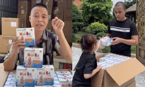 Có đến hơn 100.000 hộp “Siro ăn ngon Hải Bé” đã được bán ra thị trường. abc.jpg