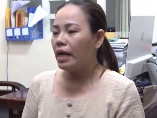 Bị can Nguyễn Thị Hồng Bích. Bị can Nguyễn Thị Hồng Bích.