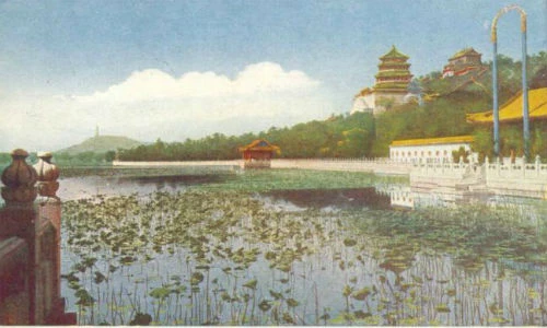 Di Hòa Viên đầu thế kỷ 20 rực rỡ trên bưu thiếp