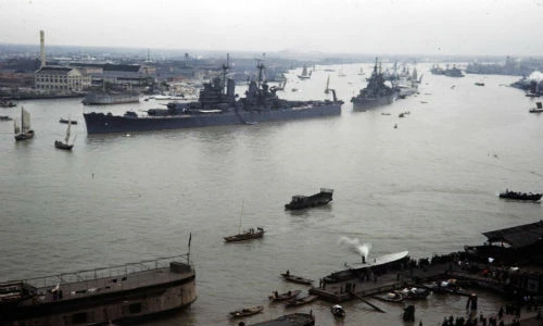 Thượng Hải năm 1945 qua chùm ảnh màu giá trị