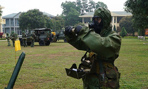Khám phá dàn khí tài của Trường Sĩ quan Phòng hóa Việt Nam
