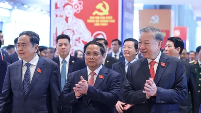 Chùm ảnh: Khai mạc trọng thể Đại hội đại biểu Đảng bộ Chính phủ lần thứ I