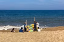 Bé trai 13 tuổi ở Gia Lai đuối nước khi tắm biển Đề Gi