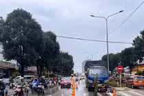 Xe tải va chạm xe máy, 2 ông cháu ở Gia Lai tử vong thương tâm