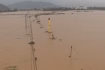 Mưa lớn trong đêm, nhiều khu phố ở Gia Lai lại ngập lụt