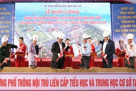 Gia Lai khởi công dự án Trường Phổ thông nội trú xã biên giới