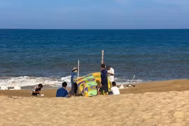 Bé trai 13 tuổi ở Gia Lai đuối nước khi tắm biển Đề Gi