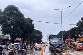 Xe tải va chạm xe máy, 2 ông cháu ở Gia Lai tử vong thương tâm