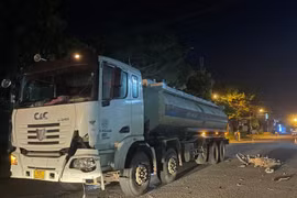 Xe máy có dấu hiệu lấn làn va chạm với xe bồn, người đàn ông tử vong