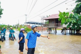 Chính quyền các xã Tây Gia Lai kịp thời ứng phó ngập sâu do mưa lũ