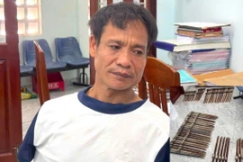 Bắt đối tượng trộm 128 cọc sắt cắm cờ ở phường Quy Nhơn đem bán