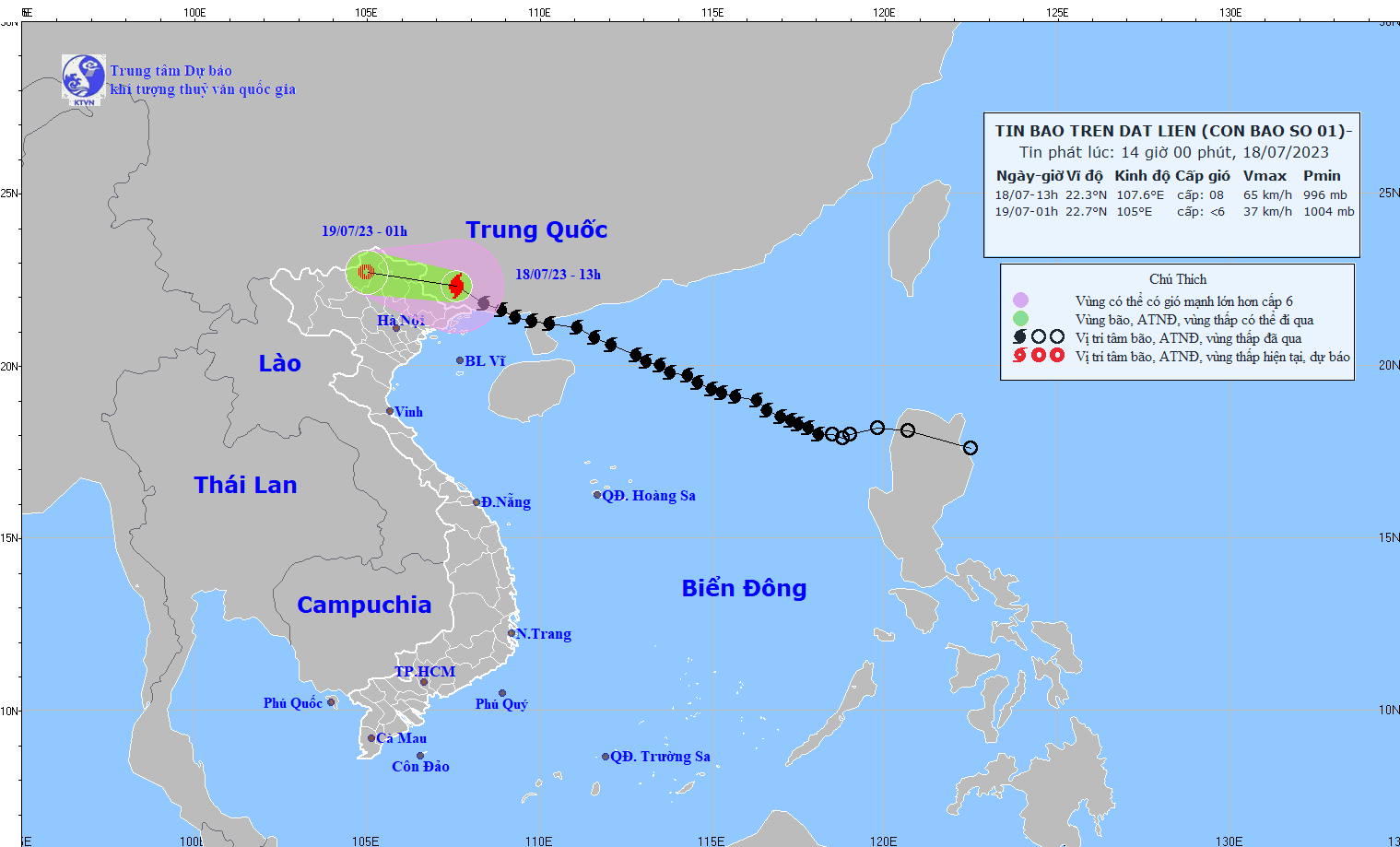 Bao so 1 chuyen huong di vao dat lien Trung Quoc