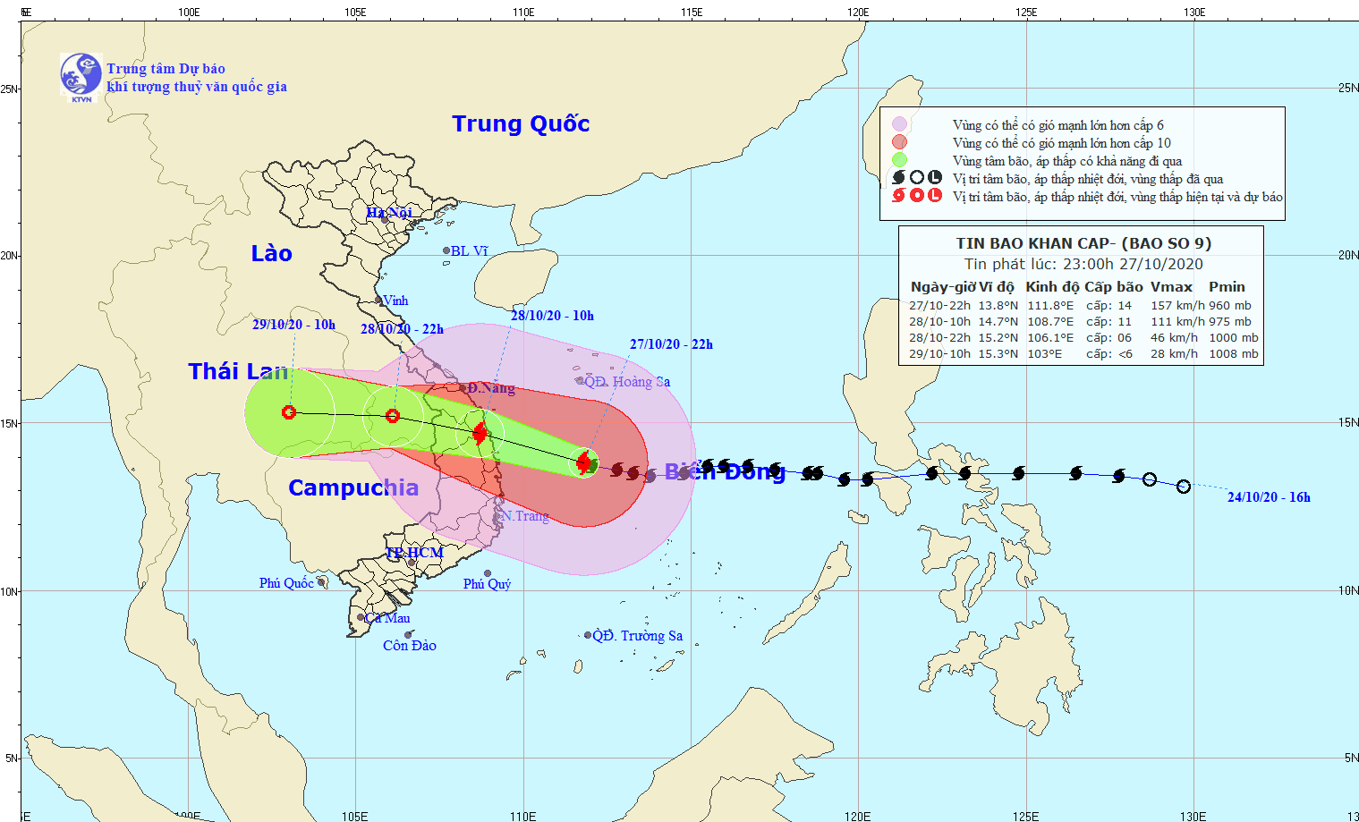 Theo đánh giá của các chuyên gia, bão số 9 tăng cấp bão lớn chưa từng có ở Việt Nam. Tuy nhiên, đây không phải lần đầu tiên khu vực miền Trung phải đương đão với những cơn bão khủng.