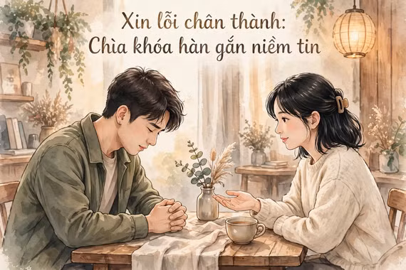 Xin lỗi chân thành: Chìa khóa hàn gắn niềm tin 