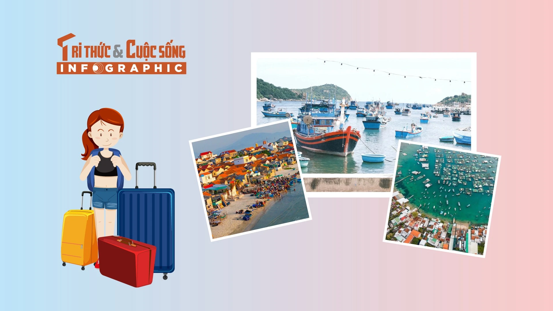 [INFOGRAPHIC] 5 làng chài ở Khánh Hòa đẹp như tranh