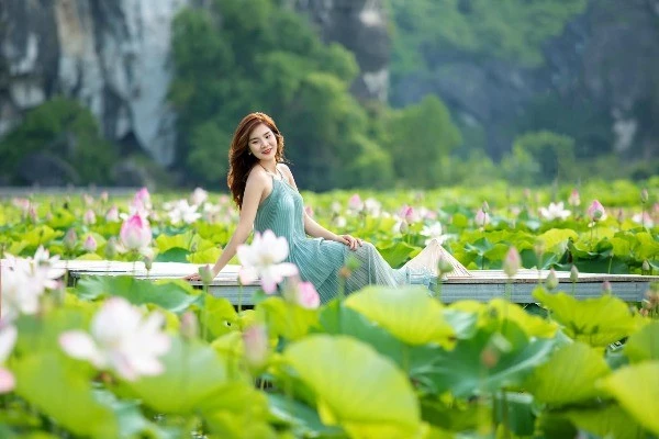 Rủ nhau về Hang Múa “săn” mùa sen đẹp như tranh vẽ