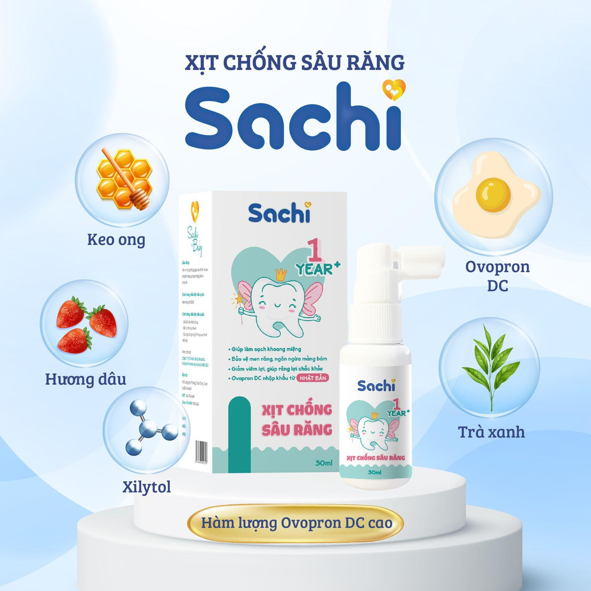 Xịt chống sâu răng Sachi - Giải pháp bảo vệ răng xinh cho bé ảnh 4