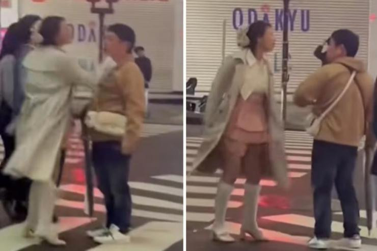 Vợ bạo lực gia đình chồng nơi công cộng, chồng nhẫn nhịn hứng chịu ảnh 1 Vợ bạo lực gia đình chồng nơi công cộng, chồng nhẫn nhịn hứng chịu ảnh 1