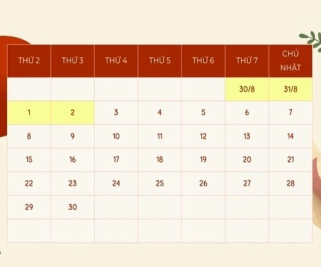 Tin tức 24h: Lễ Quốc khánh 2/9/2025 được nghỉ mấy ngày? ảnh 1