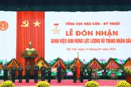 Tổng Bí thư trao danh hiệu Anh hùng LLVT nhân dân tặng Tổng cục Hậu cần - Kỹ thuật