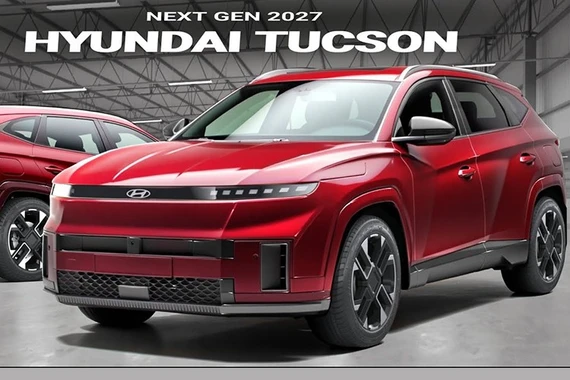 Hyundai Tucson 2027 thế hệ mới lộ diện, sắc nét và vuông vức hơn