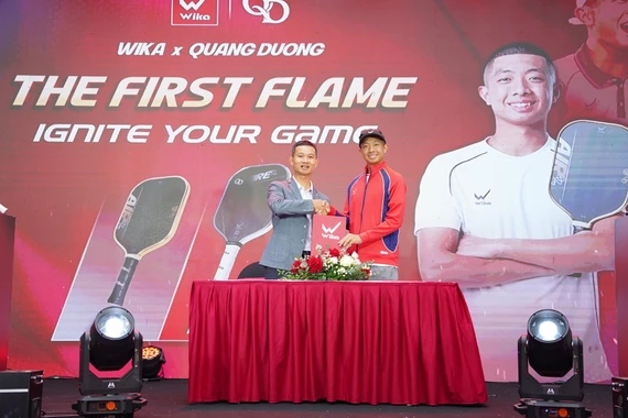 Quang Dương đánh dấu cột mốc tuổi 20 bằng sản phẩm vợt pickleball