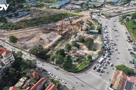 Thông mặt bằng sau một thập kỷ, nút giao Phạm Tu - Xa La chạy đua về đích