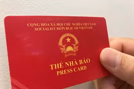 Gia hạn sử dụng Thẻ nhà báo kỳ hạn 2021-2025 đến hết ngày 30/6/2026