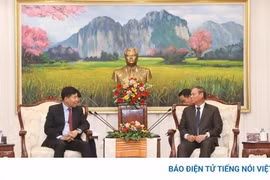 Thứ trưởng Bộ Ngoại giao Nguyễn Mạnh Cường thăm và làm việc tại Lào