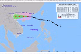Bão số 9 Ragasa đang suy yếu dần, hoàn lưu bão rộng