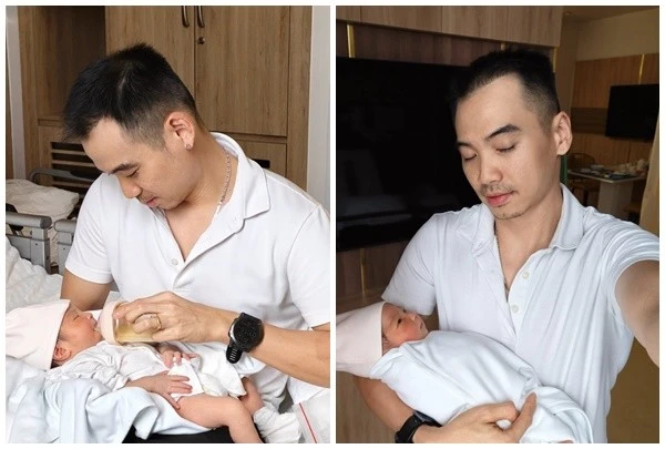 Chồng Hoa hậu H’hen Niê khéo chăm con gái 
